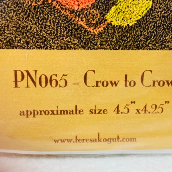 Teresa Kogut Punch Needle Embroidery Crow to Crow Pattern - New - Picture 4 of 5